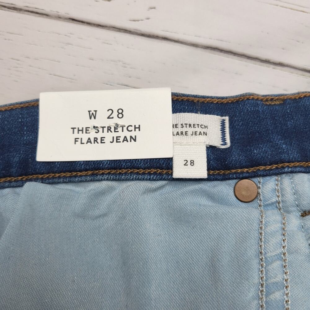 Madewell Super Stretch Flare Jeans Medium Carville Wash Retro High Rise 28 - Picture 11 of 12
